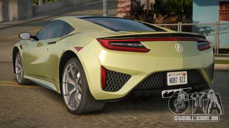 Acura NSX DTR para GTA San Andreas