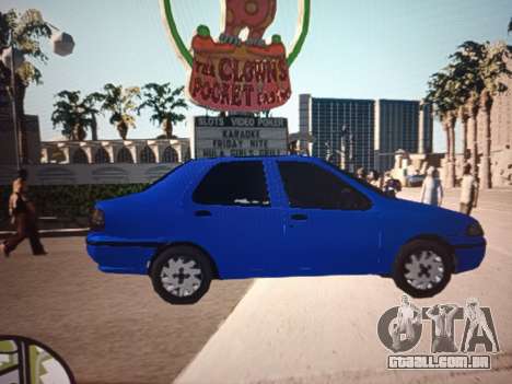 Fiat Siena 1997 Novo para GTA San Andreas
