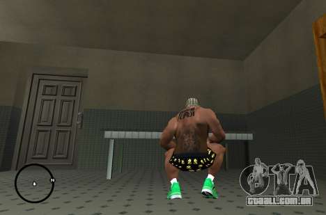 Cuecas pretas com um cifrão para GTA San Andreas