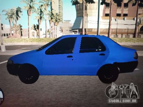 Fiat Siena 1997 (rodas pretas) para GTA San Andreas