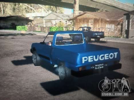 Peugeot 504 Pick Up (Atualizado) para GTA San Andreas
