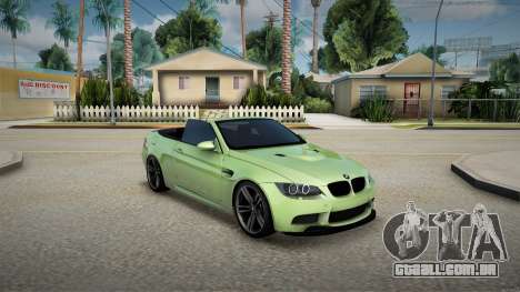 Bmw E93 335 Não-Facelift para GTA San Andreas