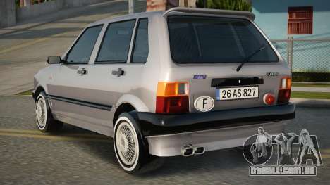 Fiat Uno 70S Etiket para GTA San Andreas