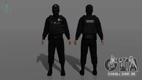Funcionário do Departamento de Polícia para GTA San Andreas