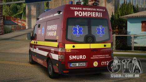 Mercedes-Benz Sprinter W906 Romanian Ambulance para GTA San Andreas