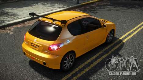 Peugeot 206 Brelos para GTA 4