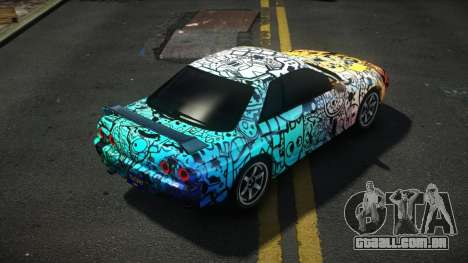 Nissan Skyline R32 Gracely S12 para GTA 4