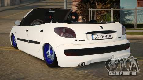 Peugeot 207 Cabrio para GTA San Andreas