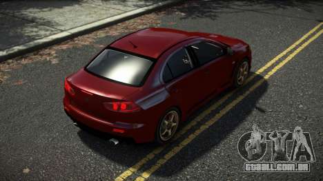 Mitsubishi Lancer Evo X Blaurs para GTA 4