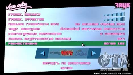 Wawe Radio 103 em russo para GTA Vice City
