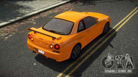 Nissan Skyline R34 Heyku para GTA 4