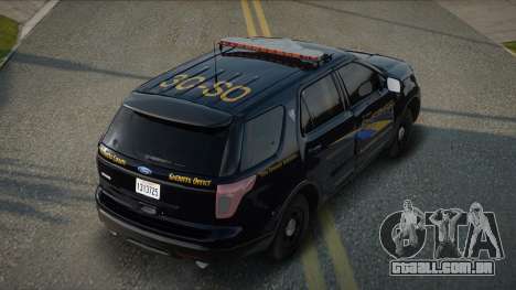 ACSO 2013 Ford Explorer para GTA San Andreas