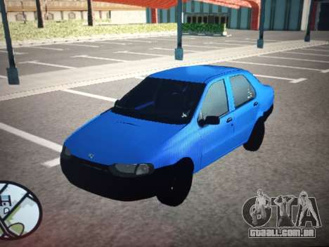 Fiat Siena 1997 (rodas pretas) para GTA San Andreas