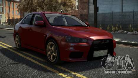 Mitsubishi Lancer Evo X Blaurs para GTA 4