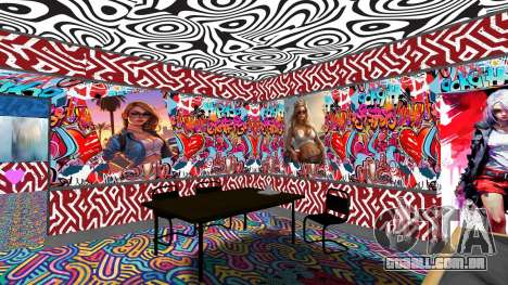 Interior da casa feminina para GTA San Andreas