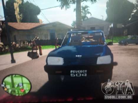 Peugeot 504 Pick Up (Atualizado) para GTA San Andreas
