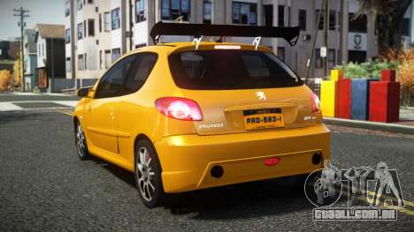 Peugeot 206 Brelos para GTA 4
