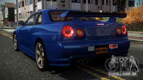 Nissan Skyline R34 Sharino para GTA 4
