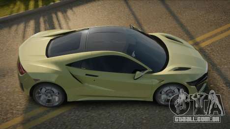 Acura NSX DTR para GTA San Andreas