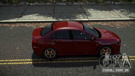Mitsubishi Lancer Evo X Blaurs para GTA 4