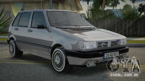 Fiat Uno 70S Etiket para GTA San Andreas