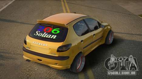 Peugeot 206 Tyho para GTA San Andreas