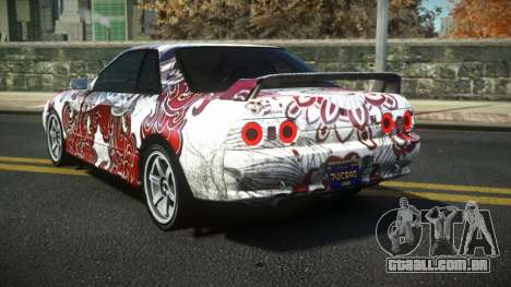 Nissan Skyline R32 Gracely S13 para GTA 4