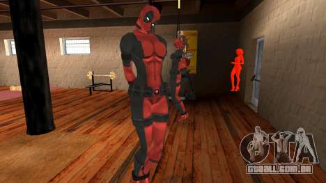 Lady Deadpool saco de boxe para GTA San Andreas