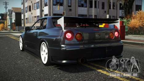 Nissan Skyline R34 Naqlo para GTA 4