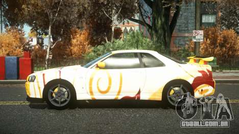 Nissan Skyline R34 Cusvar S11 para GTA 4