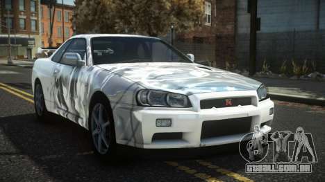 Nissan Skyline R34 Drujo S12 para GTA 4
