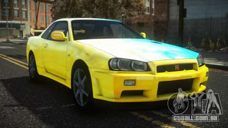 Nissan Skyline R34 Drujo S7 para GTA 4