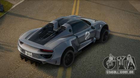 Porsche 918 Dusta para GTA San Andreas