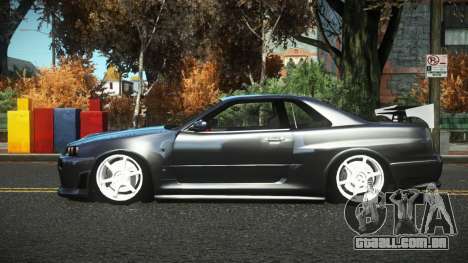 Nissan Skyline R34 Naqlo para GTA 4