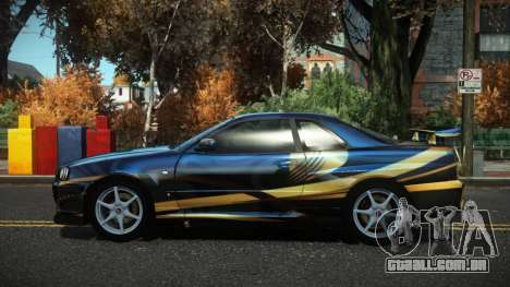 Nissan Skyline R34 Drujo S4 para GTA 4