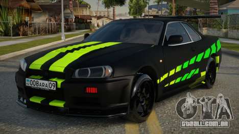 Nissan Skyline R34 GPJ para GTA San Andreas