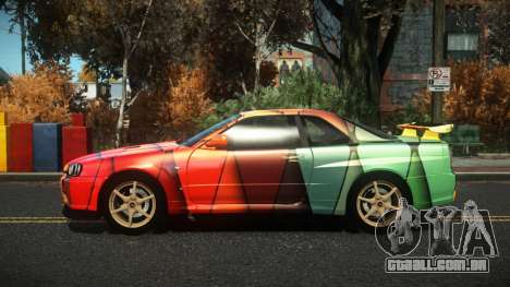 Nissan Skyline R34 Nazuxy S5 para GTA 4