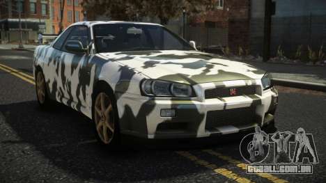 Nissan Skyline R34 Nazuxy S14 para GTA 4