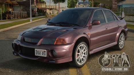 Mitsubishi Lancer Evolution VI 99th para GTA San Andreas