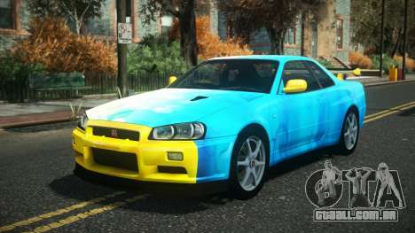 Nissan Skyline R34 Drujo S7 para GTA 4