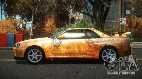 Nissan Skyline R34 Drujo S9 para GTA 4