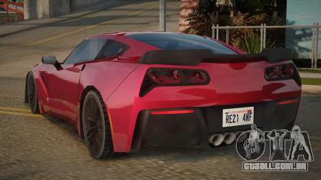 Chevrolet Corvette C7 15th para GTA San Andreas