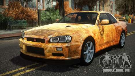 Nissan Skyline R34 Drujo S9 para GTA 4