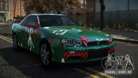 Nissan Skyline R34 Drujo S13 para GTA 4