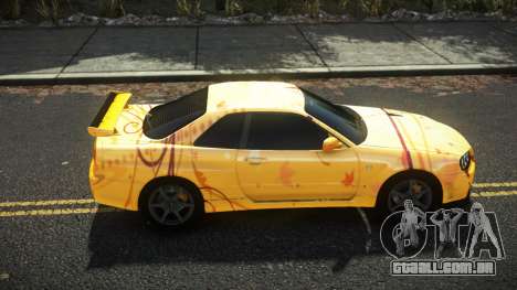 Nissan Skyline R34 Cusvar S11 para GTA 4