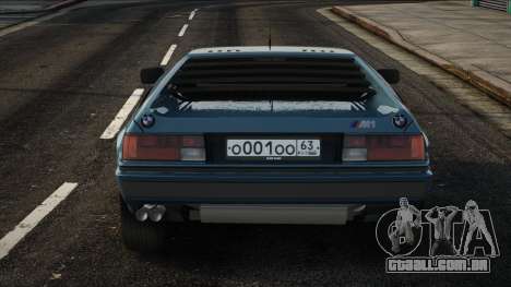 Bmw M1 Stock para GTA San Andreas