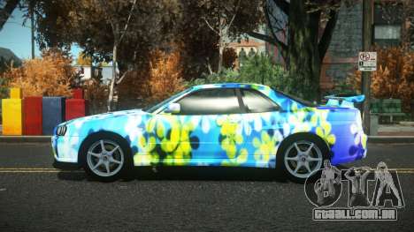 Nissan Skyline R34 Drujo S5 para GTA 4