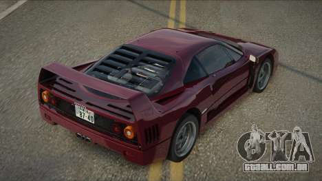 Ferrari F40 87th para GTA San Andreas
