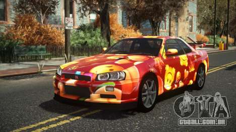 Nissan Skyline R34 Cusvar S3 para GTA 4