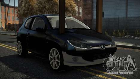 Peugeot 206 Zaserf para GTA 4